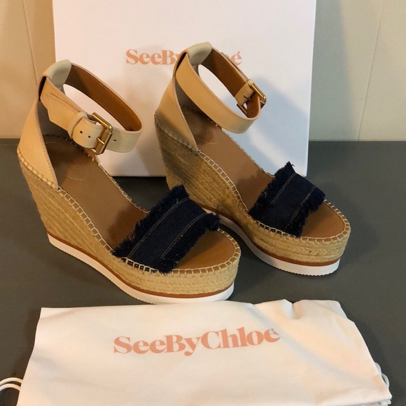 See By Chloe Shoes - SeeByChloe See by Chloe Glyn wedge espadrille